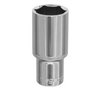 Sealey 27mm Deep Metric WallDrive Socket 1/2"Sq Drive Chrome S0681