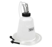 Sealey High Flow Twin Pipe Brake Bleed Bottle - 2L