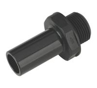 Sealey CAS22STA Stem Adaptor 22Mm 3/4inBsp Pack Of 2 (John Guest Speedfit® - Pm052216E)