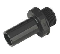 Sealey CAS22STA Stem Adaptor 22Mm 3/4inBsp Pack Of 2 (John Guest Speedfit® - Pm052216E)