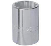 Sealey WallDrive Socket 26mm 3/4" Square Drive