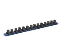 Sealey Sr3814 Socket Retaining Rail with 14 Clips Aluminium 3/8Sq Drive