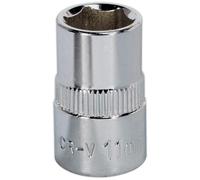 Sealey SP3811 Walldrive® Socket 11Mm 3/8inSq Drive Fully Polished