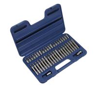 Sealey 3/8 Inch And 1/2 Inch Square Drive TRX-Star/Spline/Hex Bit Set - 42 Piece