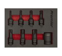 Sealey AK5621 Impact Trx-Star* Socket Bit Set 8Pc 3/8inSq Drive