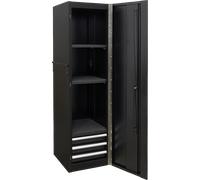 Sealey 3 Drawer Heavy Duty Hang On Locker Black