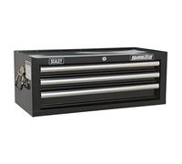 Sealey 3 Drawer Mid-Box Tool Chest with Ball-Bearing Slides - Black - AP33339B