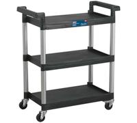 Sealey 3 Level Shelf Black / Silver