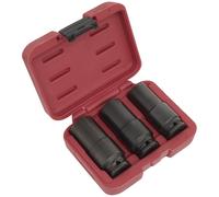 Sealey Impact Socket Set SX319 3pc 1/2" Sq Drive Weighted