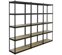 Sealey 3 Piece 5 Shelf 340kg Capacity per Level Racking Unit
