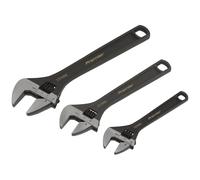 Sealey AK607 Adjustable Wrench Set 3Pc
