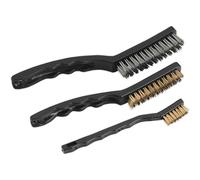 Sealey Ak9801 Wire Brush Set Auto Engineer's 3Pc