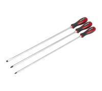 Sealey AK4935 Screwdriver Set 3Pc Hammer-Thru 450Mm