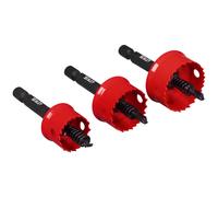 Sealey Thin Wall Hole Saw Set - 3 Piece