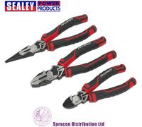 Sealey Premier High Leverage Plier Set 3pc