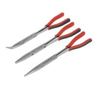 Sealey 3 Piece Long Reach Double Joint Pliers Set