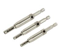 Sealey Hinge Drill Bit Set AK3HD – Self-Centering Chamfered – 3pc
