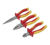 Sealey Pliers Set 3pc VDE Approved AK83452
