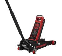 Sealey 3 Tonne Low Profile Trolley Jack, Car Jack, with Rocket Lift - Red - 3040AR