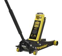 Sealey Trolley Jack 3040AY 3 Tonne Low Profile with Rocket Lift – Yellow