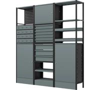 Sealey 3 Unit Wide Modular Racking System Combo