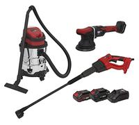 Sealey 20V SV20 Series Cordless Car Valeting Combo Kit