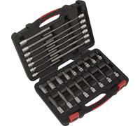 Sealey AK89000 30pc 3/8"Sq Drive Hex Socket Bit Set