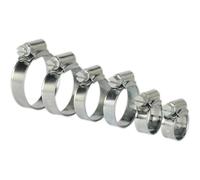 Sealey Hose Clip Assortment 30PC 8-29MM Zinc Plated