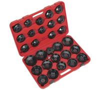Sealey Oil Filter Cap Wrench Set 30pc