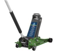 Sealey 3000LEHV Low Profile Trolley Jack with Rocket Lift 3 Tonne - Green