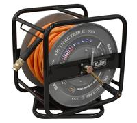 Sealey Air Hose and Heavy Duty Swivel Reel 6mm 30m