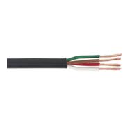 Sealey 30m Thin Wall Automotive Cable 4 x 0.75mm 24/0.20mm - Black AC24204CTH