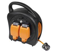 Sealey 2 Socket Weatherproof Cable Extension Reel 240v 30m
