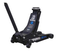 Sealey Viking 3 Tonne Low Profile Trolley Jack, Car Jack, with Rocket Lift - 3100TB, Black