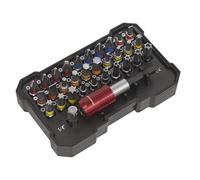 Sealey, Colour Coded Screwdriver Bit Set, 32pc - AK2110