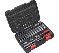 Socket Set 32pc 1/4"Sq Drive Lock-On? 6pt Metric