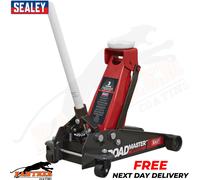 Sealey Trolley Jack 3 Tonne 3T Roadmaster Hydraulic Lifting Long Handle 3290CX