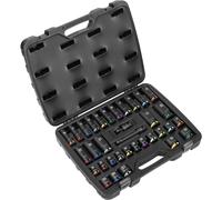 Sealey AK5635M 34 Piece 1/2 Drive Impact Socket Set 10-32mm