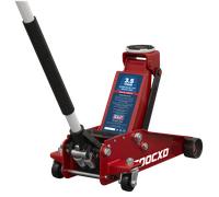 Sealey Trolley Jack with Super Rocket Lift 3.5 Tonne - 3500CXD