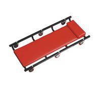 Sealey 36" Deluxe American-Style Creeper With Steel Frame & 6 Wheels - Red Scr75