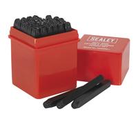 Sealey AK9296 Letter & Number Punch Set 36Pc 4Mm
