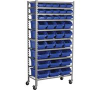 Mobile Bin Storage System 36 Bins