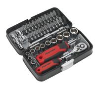 Sealey AK8945 Socket & Bit Set 38pc 1/4"Sq Drive
