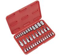 Sealey AK6197 Trx-Star* Socket & Security Socket Bit Set 38Pc 1/4in 3/8in & 1/2inSq Drive