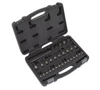 Sealey AK6197B Premier Black Bit Set Male Female TRX-Star Torx Bits T8-T60 E4-E2