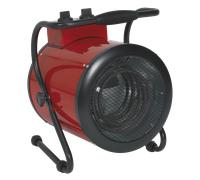 Sealey 3kW Industrial Fan Heater With 2 Heat Settings Thermostat Control EH3001