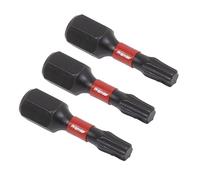 Sealey Premier TRX-Star* T20 Impact Power Tool Bits 25mm - 3pc