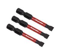 Sealey 3pc 50mm Slotted 5.5mm Impact Power Tool Bit Set - AK8227