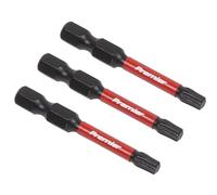 Sealey TRX-Star* T25 Impact Power Tool Bits 50mm - 3 Piece
