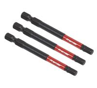 Sealey Premier Hex 5mm Impact Power Tool Bits 75mm - 3pc